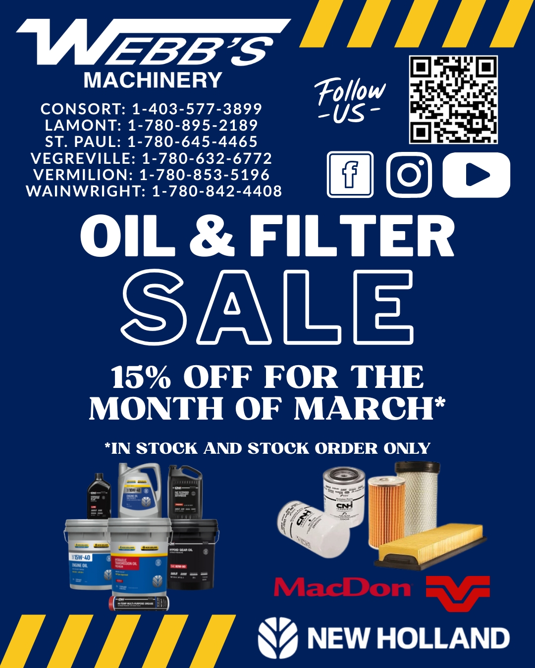 Oil and Filter Sale Flyer